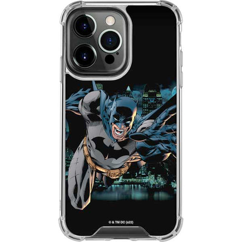 DC Comics Batman All Star Batman & Robin, The Boy Wonder Action Pose Art BY Jim Lee iPhone 16 Pro Clear Case